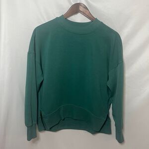 Dick’s Sporting Goods Sweatshirt XS Green Crew Neck Pullover Athletic Casual
